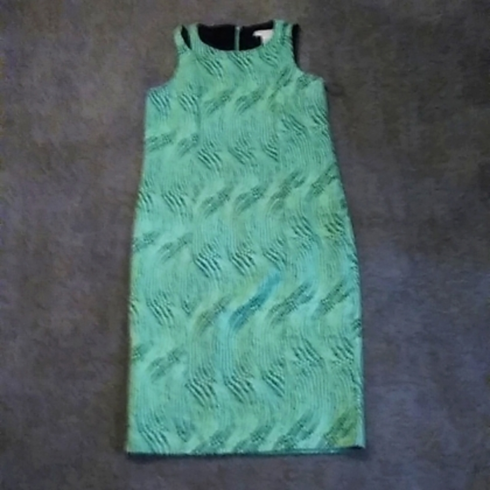 Me by Emme for Ashley Stewart size 12 mint green nett and black under dress.